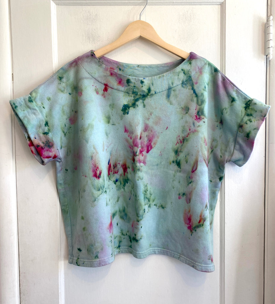 Hipcheck - Ice Dyed Cotton Sweatshirt, Bryn Walker, Sz XL