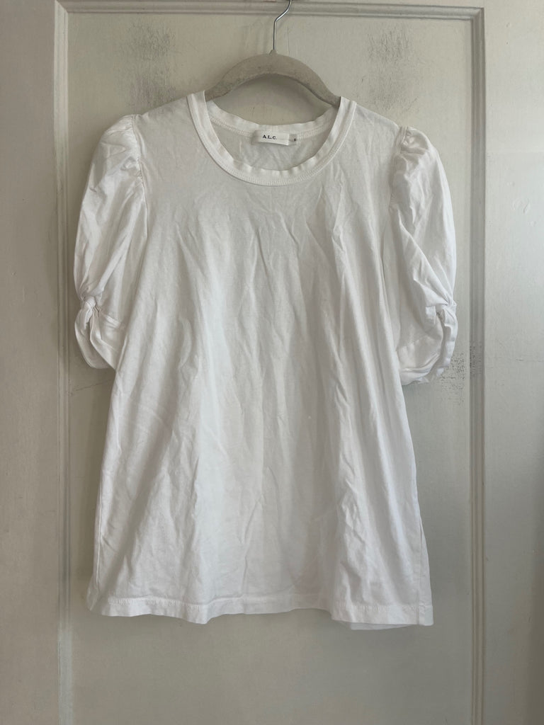 LOOP - A.L.C. Puff Sleeve Tee, Sz S (#130)