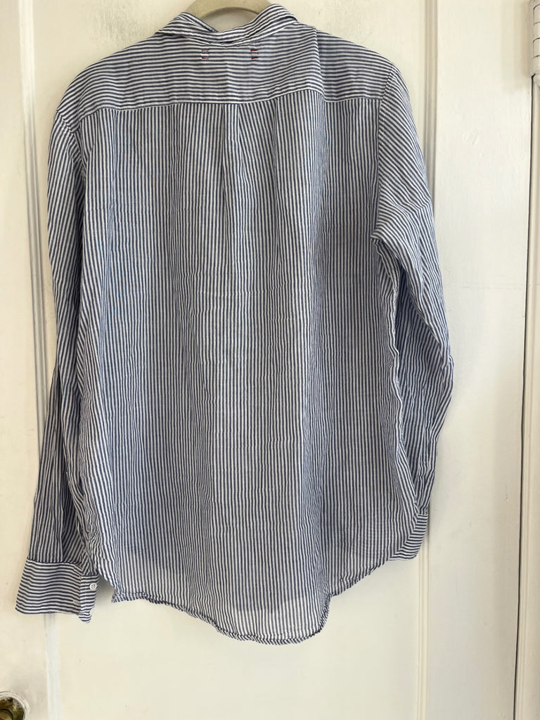 LOOP - Xirena Cotton Striped Shirt, Sz XS (#130)