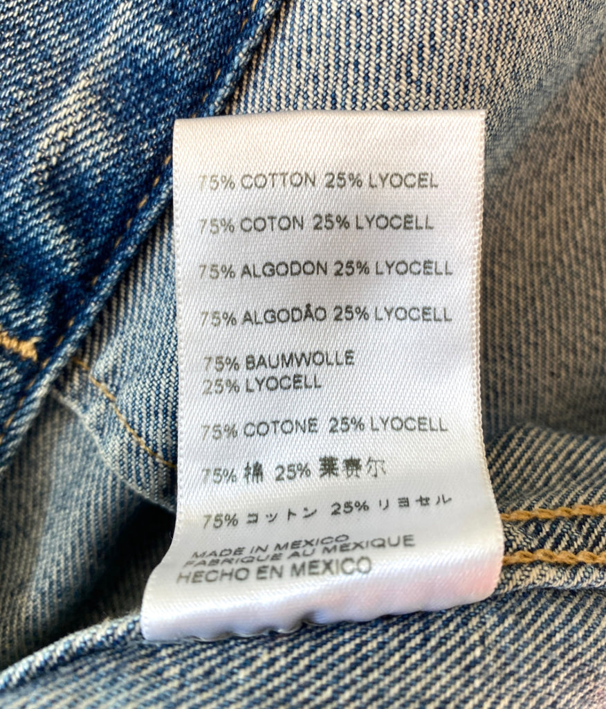 LOOP - Able Distressed Denim Jacket, Sz S (#287)