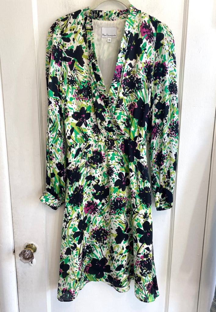 LOOP - Miss Davenport Silk Floral Dress