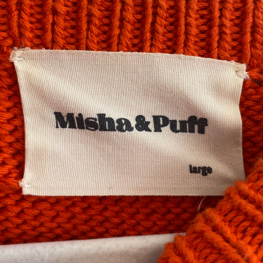 LOOP - Misha & Puff Popcorn Crew Neck Cotton, Sz L (483)