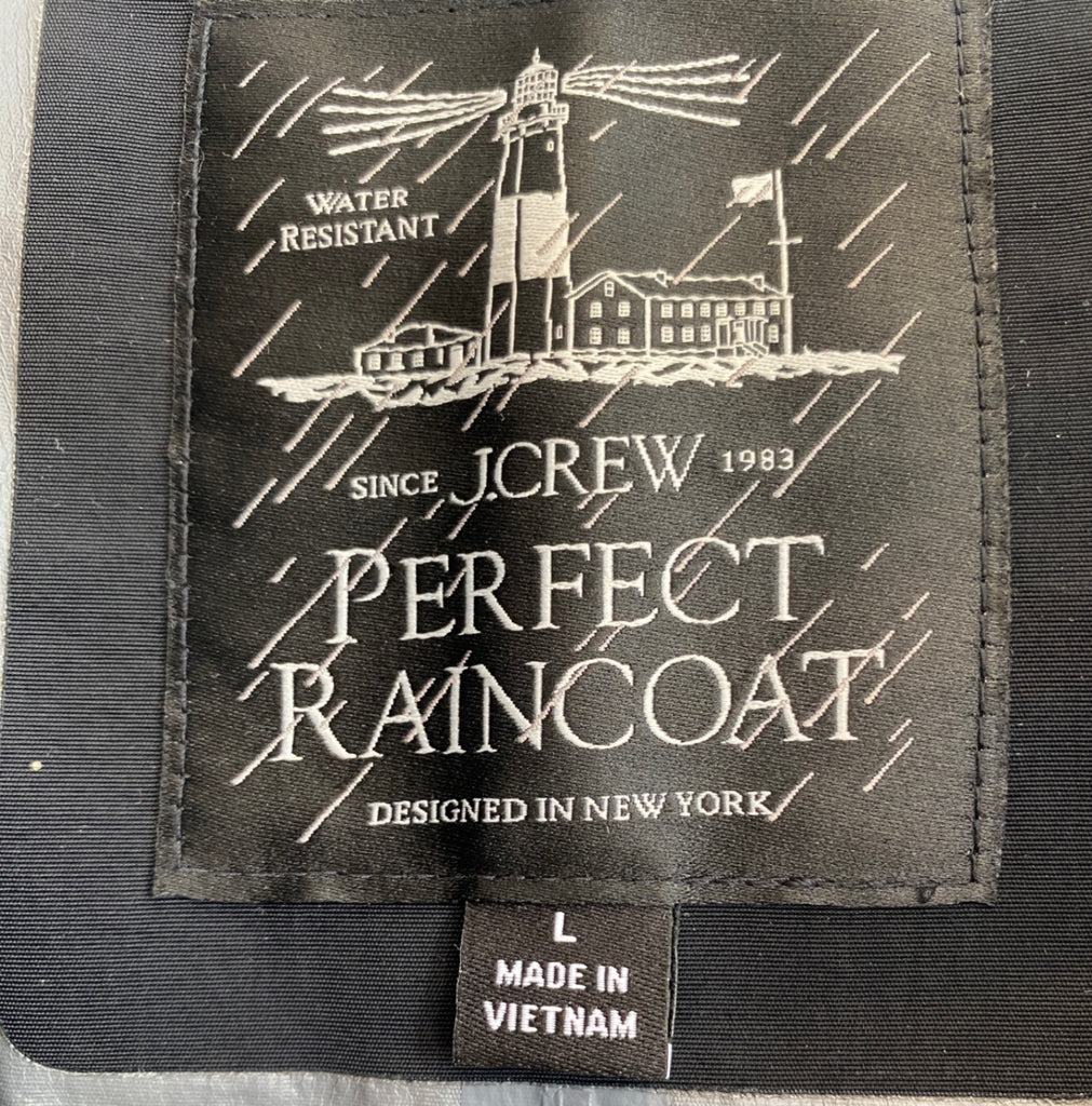 LOOP - J. Crew Perfect Raincoat, Sz L (#483)