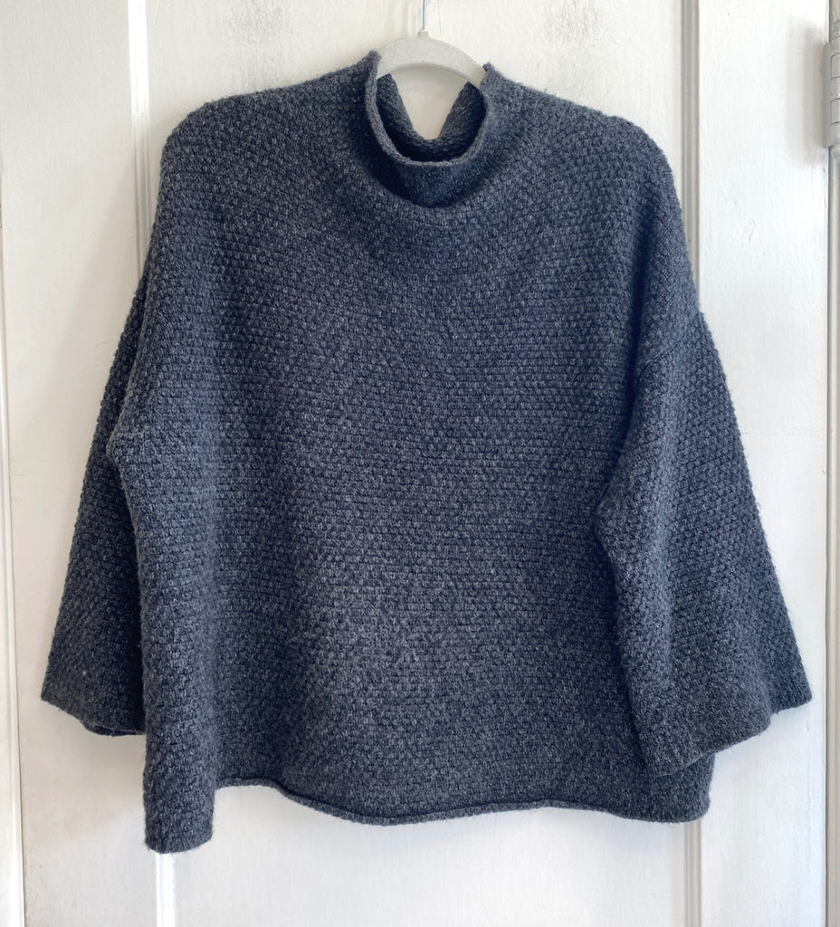 LOOP - Ali Golden Funnel Neck Sweater, One Size (#483)