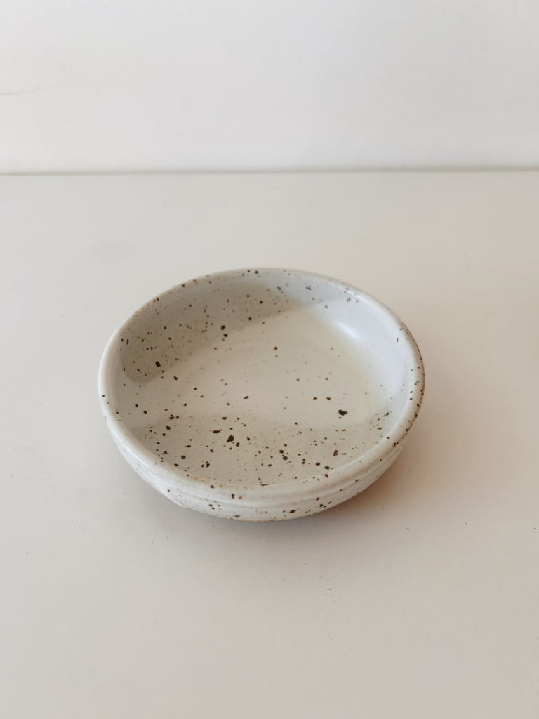 Colleen Hennessey - Condiment Bowl, Glossy White / Grey, B