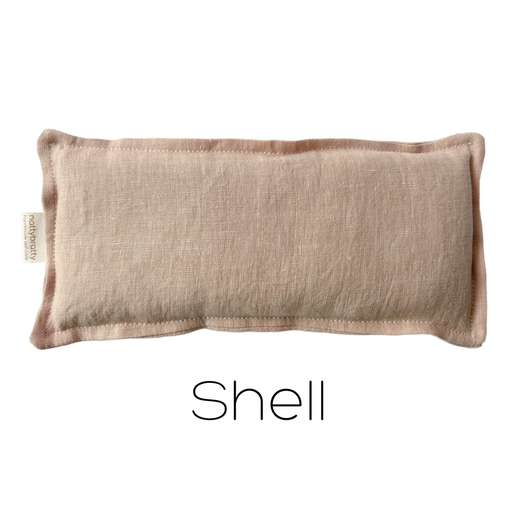 The Modern Pause - Eye Pillow - Stonewashed Organic Linen: Shell