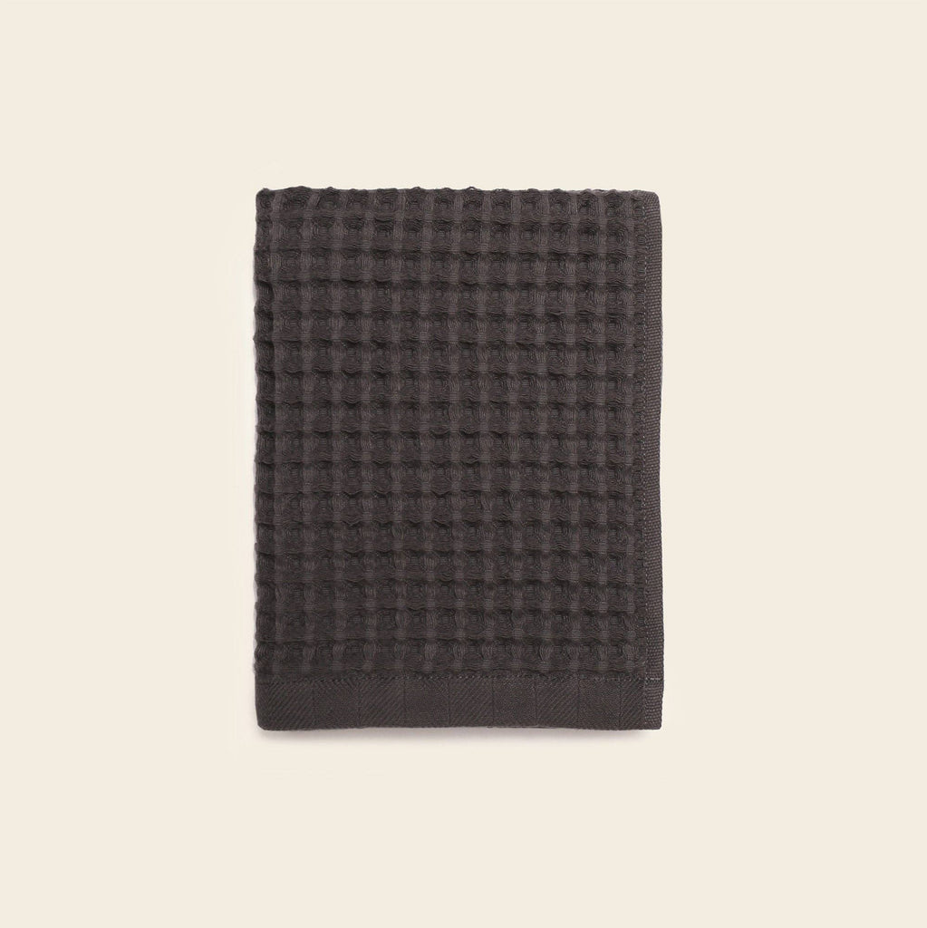 Happy Place Brand - Organic Weightless Waffle Hand Towel: Pumice / Individual