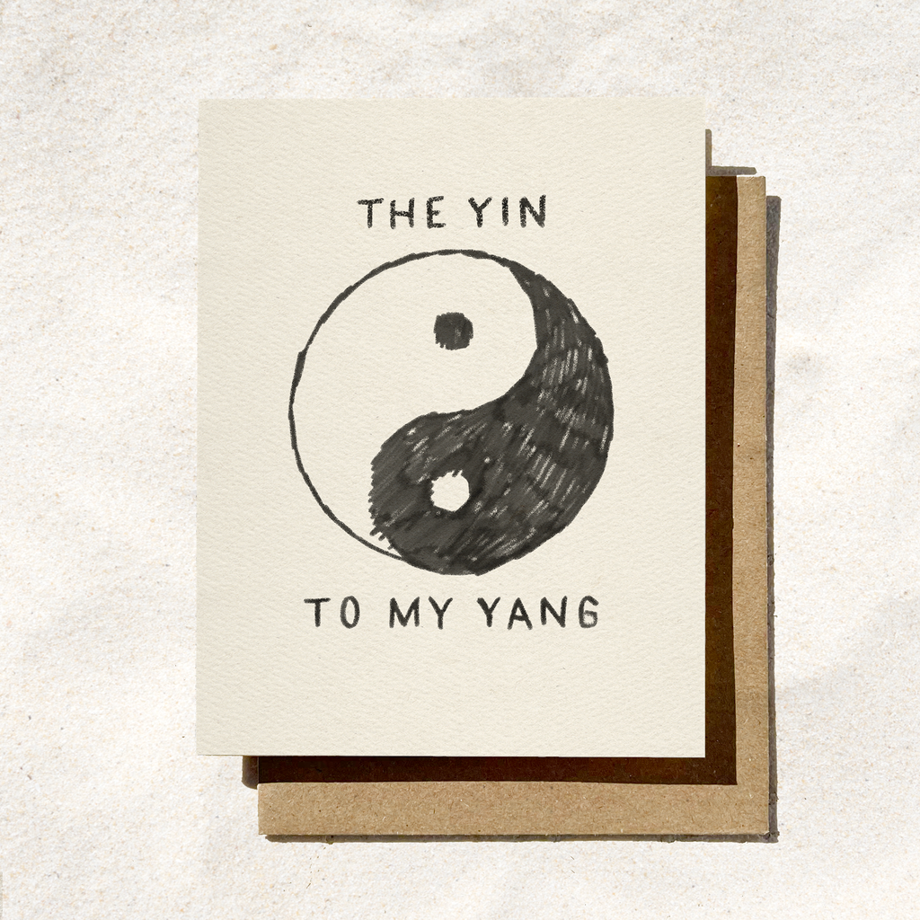 Daydream Prints - Yin Yang Card | Mystic Card  | Simple Love Card | Minimalist