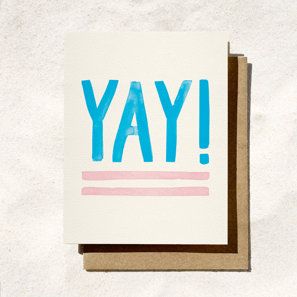 Daydream Prints - Yay Card | New Job Card | New Baby Card | Congrats Card