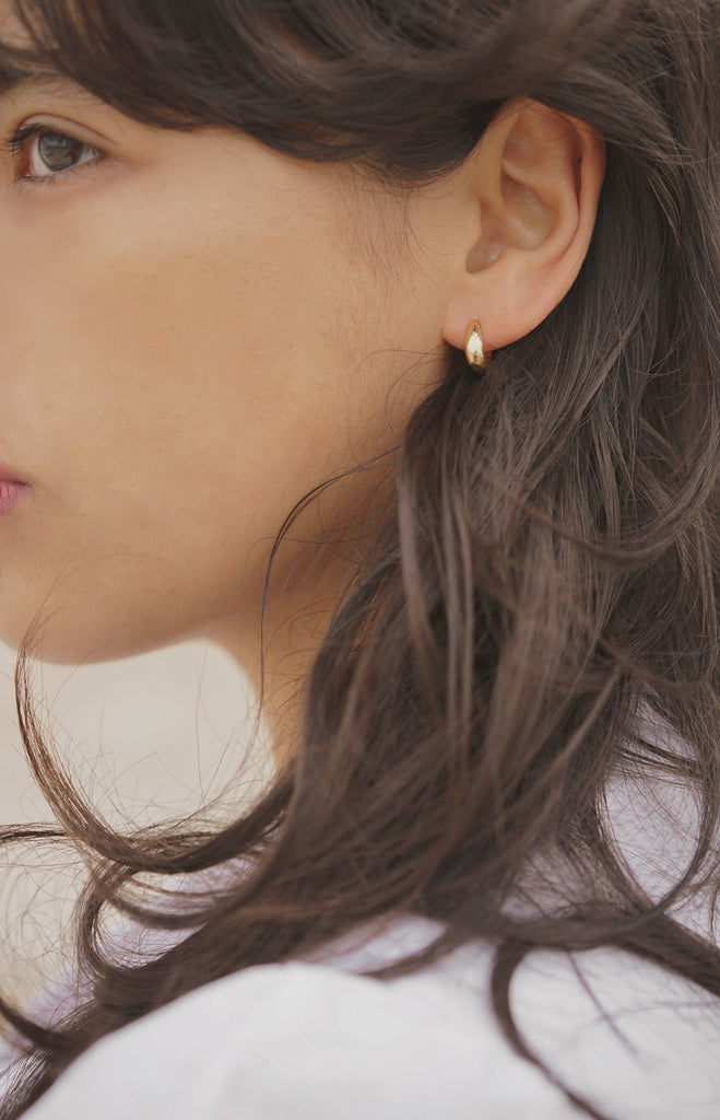 Mountainside Jewelry - Lithic Earrings: Gold