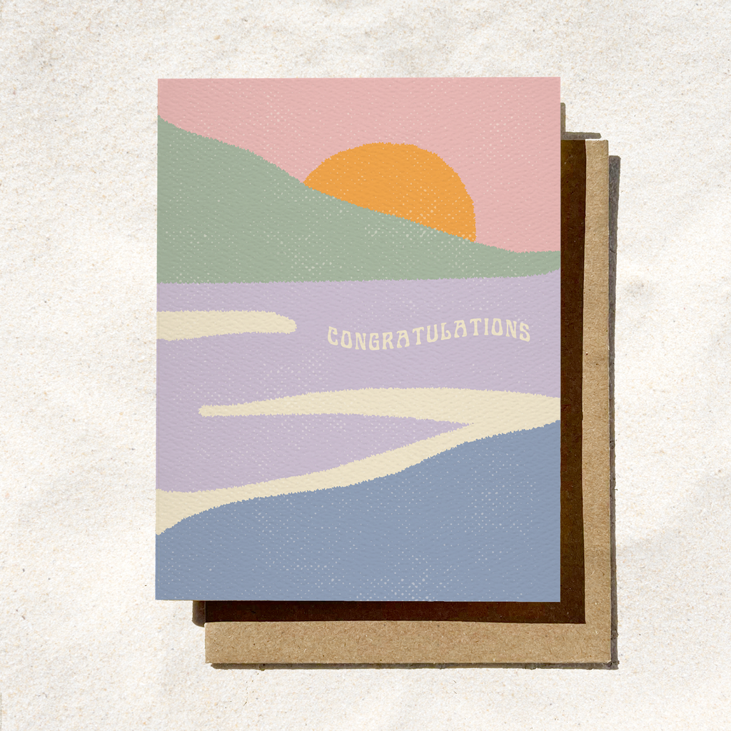 Daydream Prints - Congratulations Card | Summer Congrats Card | Coastal Beach