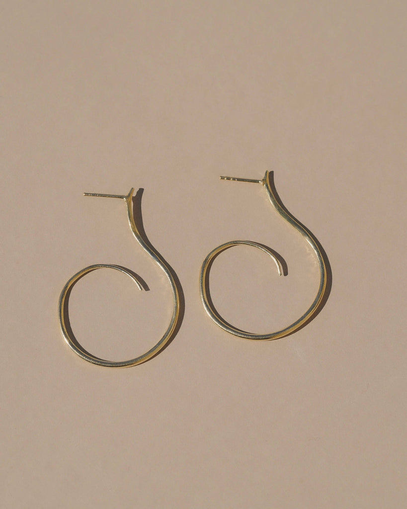 Mountainside Jewelry - Isla Earrings: Gold Vermeil