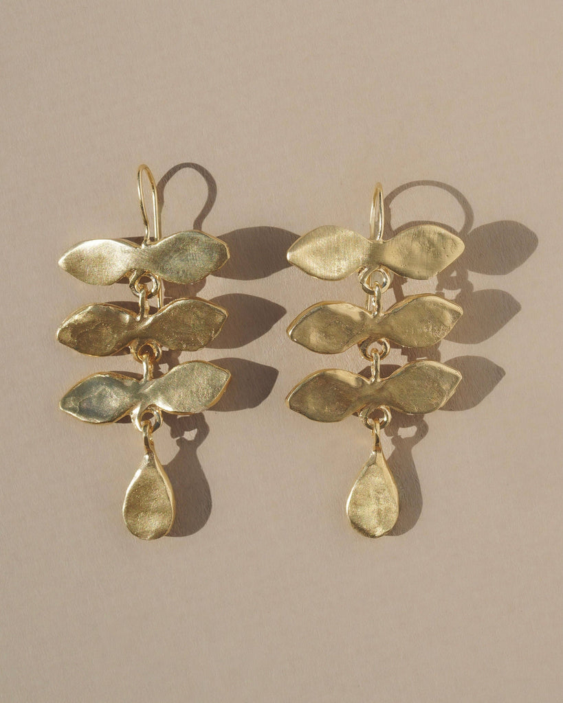 Mountainside Jewelry - Terrace Earrings: Gold Vermeil