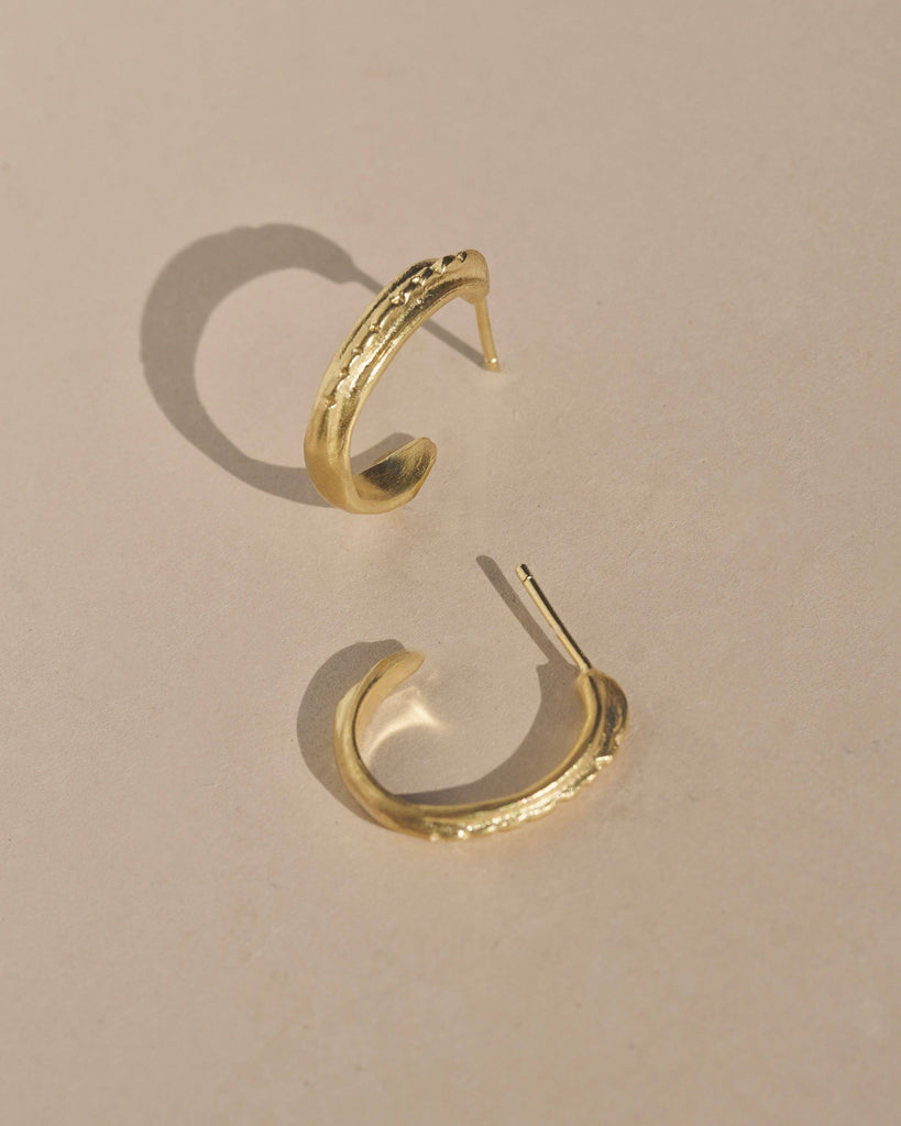 Mountainside Jewelry - Raja Earrings: Gold Vermeil