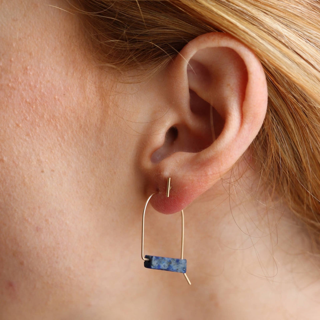 Token Jewelry - Lapis Arches : 14k Gold Fill