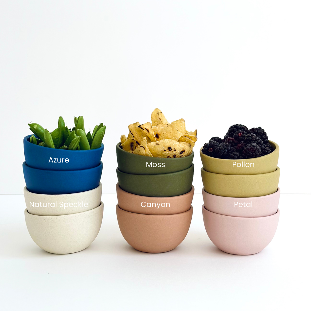 Pigeon Toe Ceramics & Home Textiles - The Snack Bowl: Moss