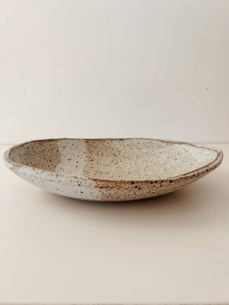 Colleen Hennessey - Oval Bowl, Heavy Speckle / A