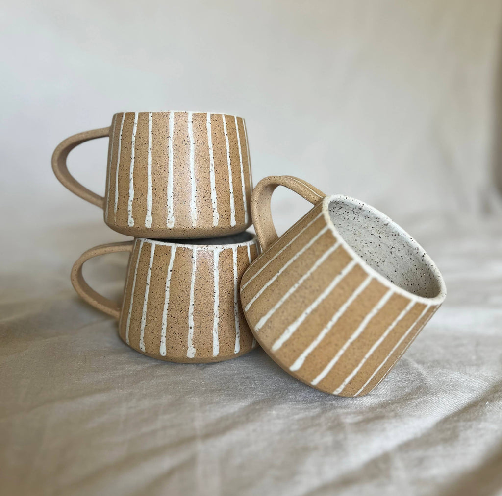 Void & Form Ceramics - Cream Line Mug