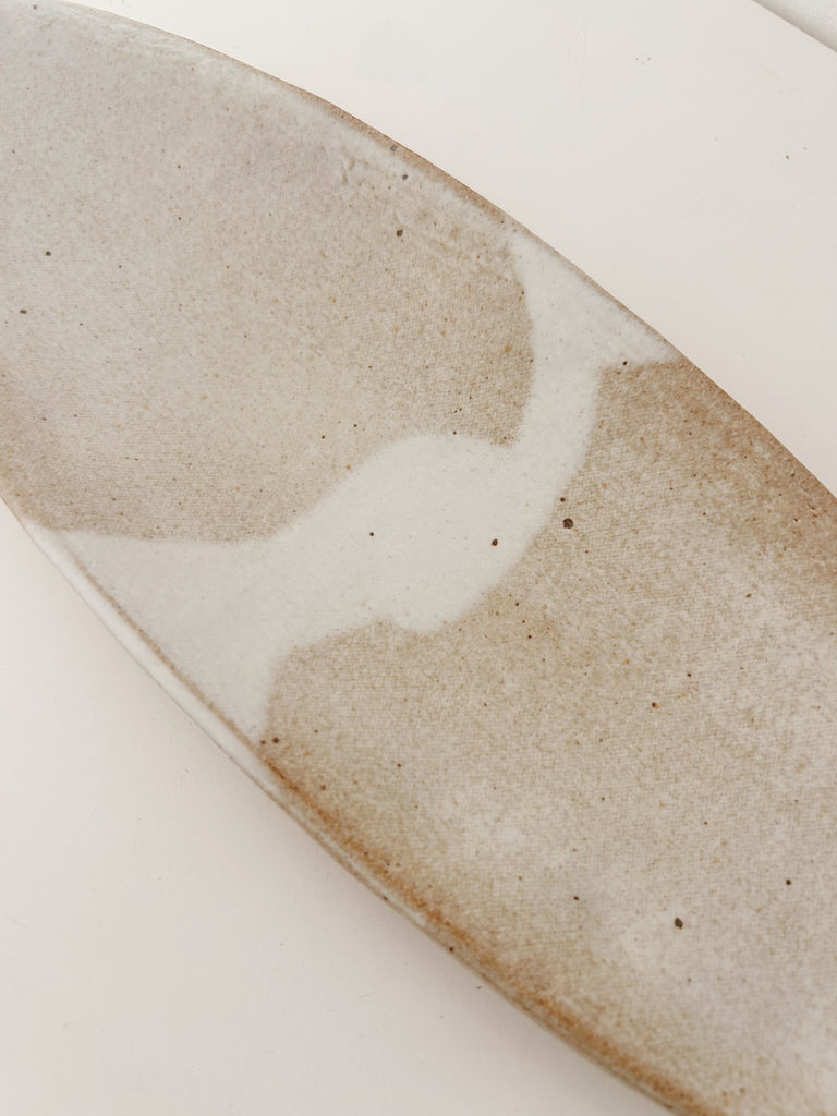 Colleen Hennessey - Canoe Dish, Matte Pale Grey / A