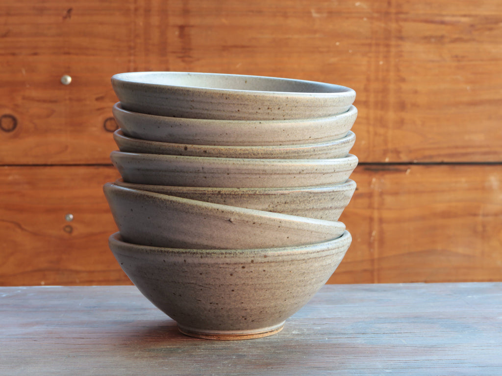 Matt Fishman Pottery - Soup Bowl in Matte Grey Glaze