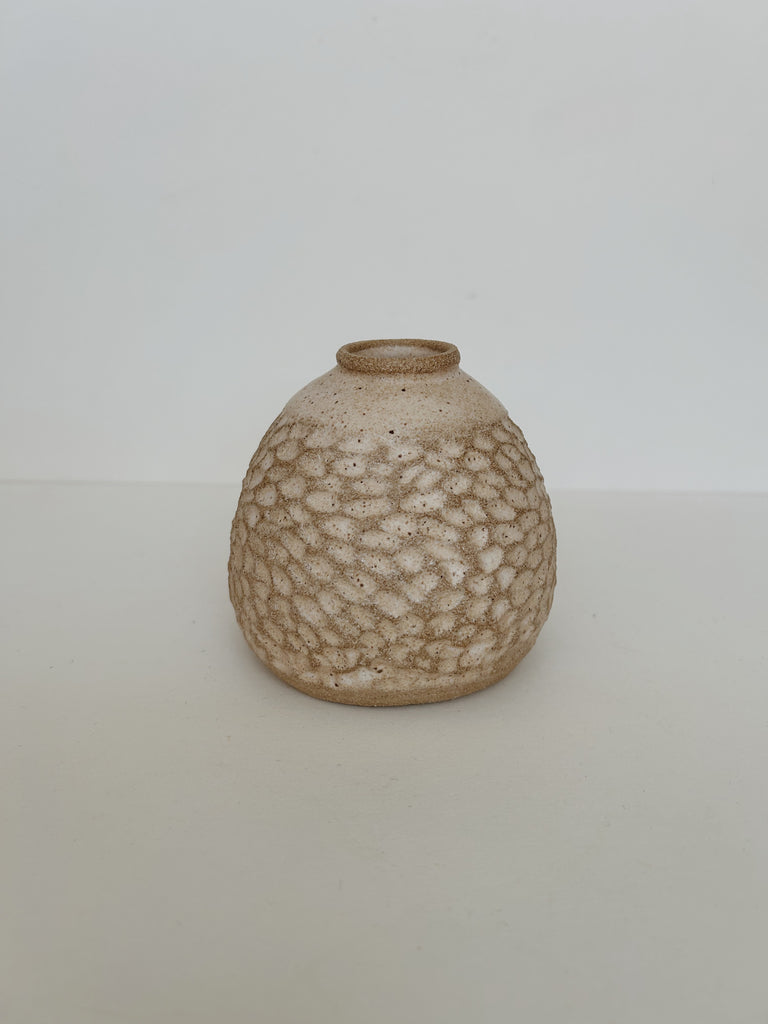 Off Kilter Ceramics- Carved Vase, D
