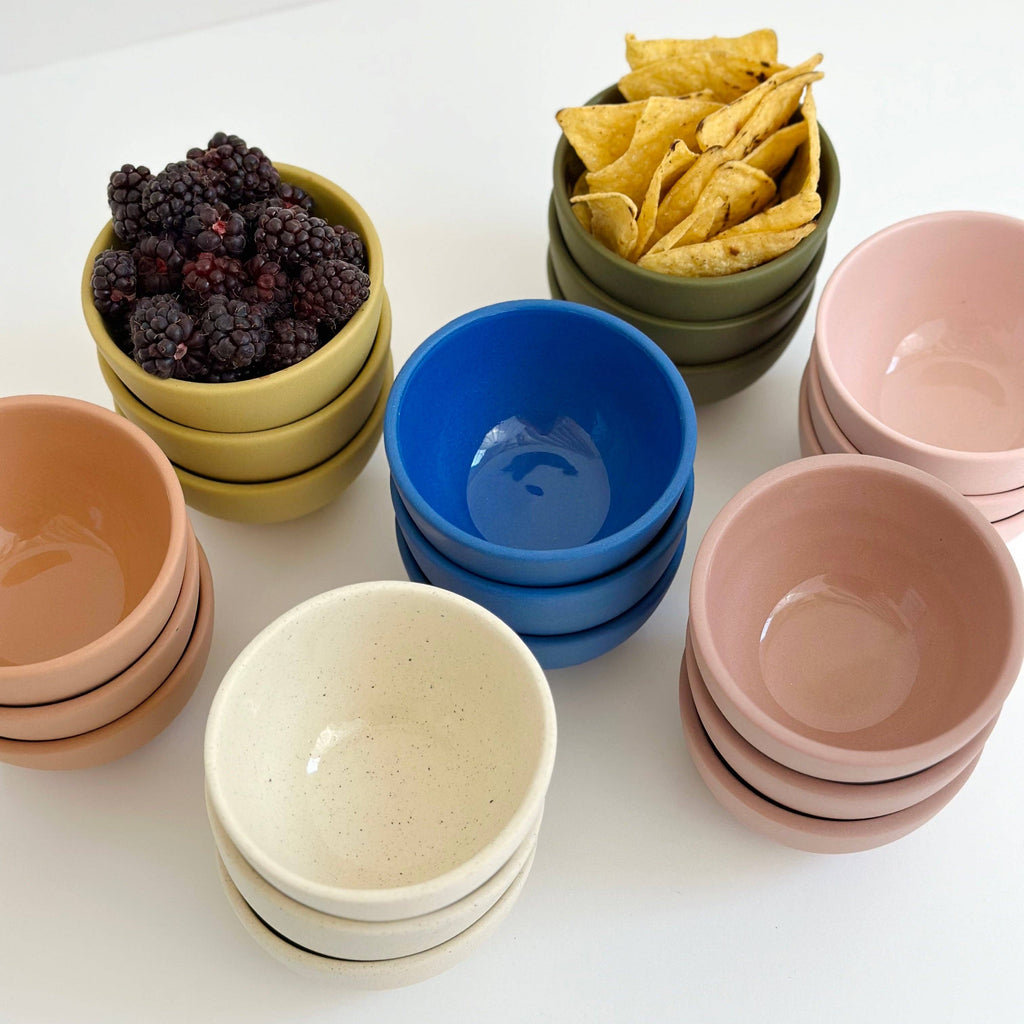 Pigeon Toe Ceramics & Home Textiles - The Snack Bowl: Moss