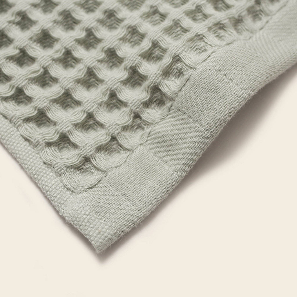 Happy Place Brand - Organic Weightless Waffle Hand Towel: Aloe / Individual