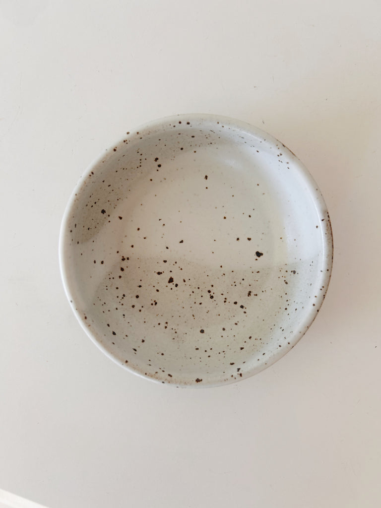 Colleen Hennessey - Condiment Bowl, Glossy White / Grey, B