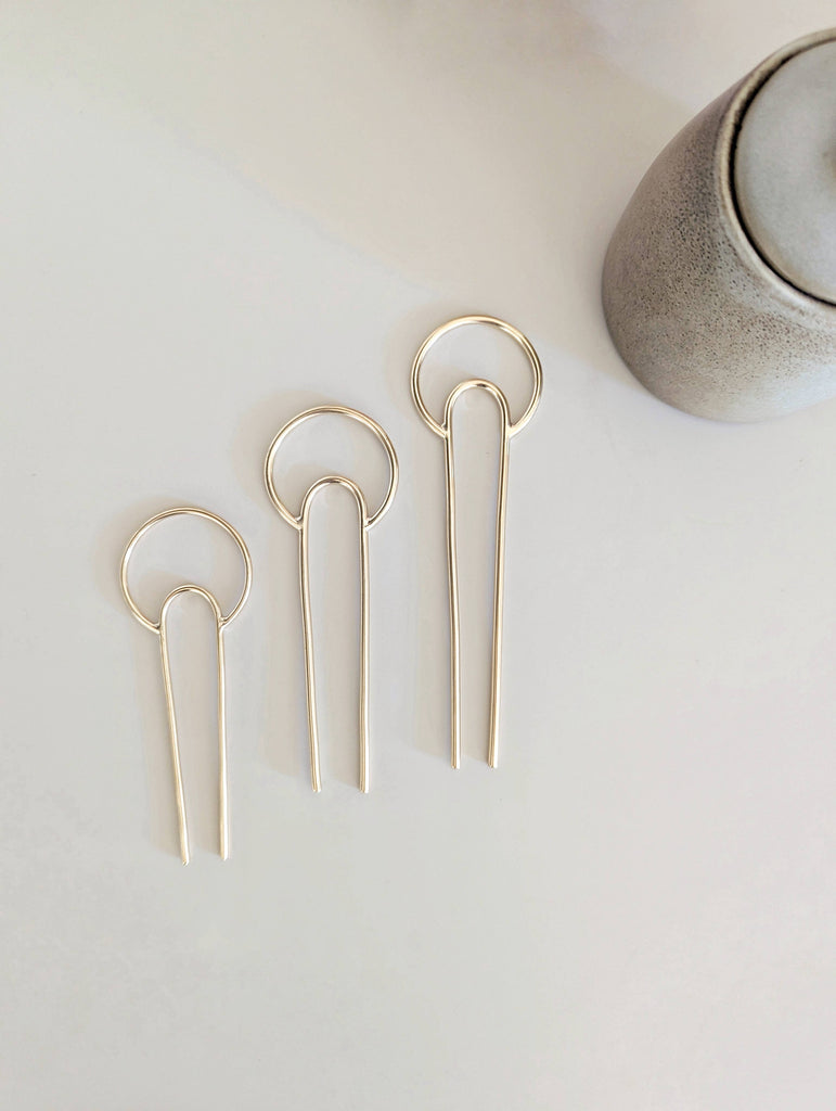 Vanderzee - Crescent Hair Fork: Smooth / Large