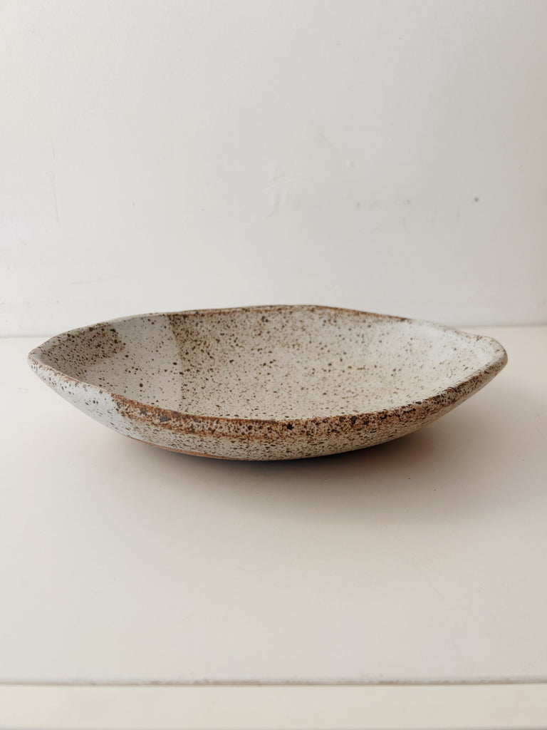 Colleen Hennessey - Oval Bowl, Heavy Speckle / B
