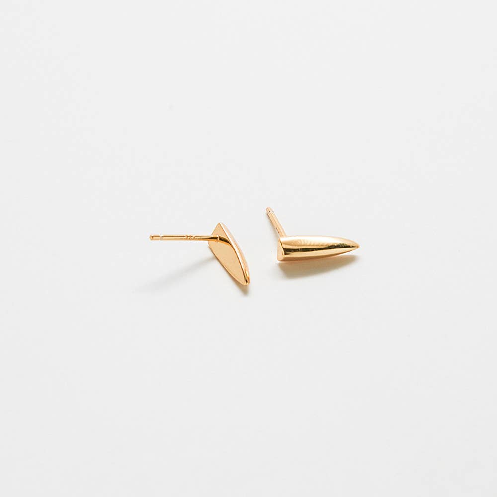 Admiral Row - Gold Vermeil Claw Stud Earrings