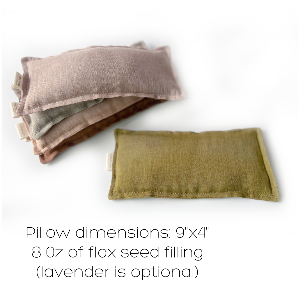 The Modern Pause - Eye Pillow - Stonewashed Organic Linen: Shell