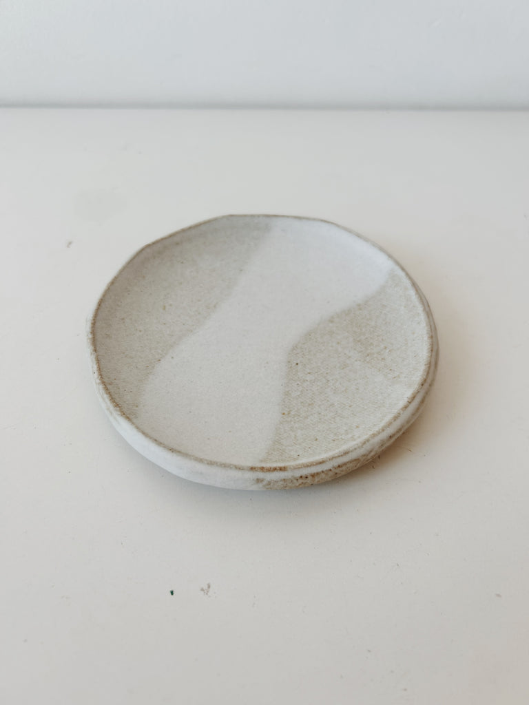 Colleen Hennessey - Tapas Plate, Matte Pale Grey, B