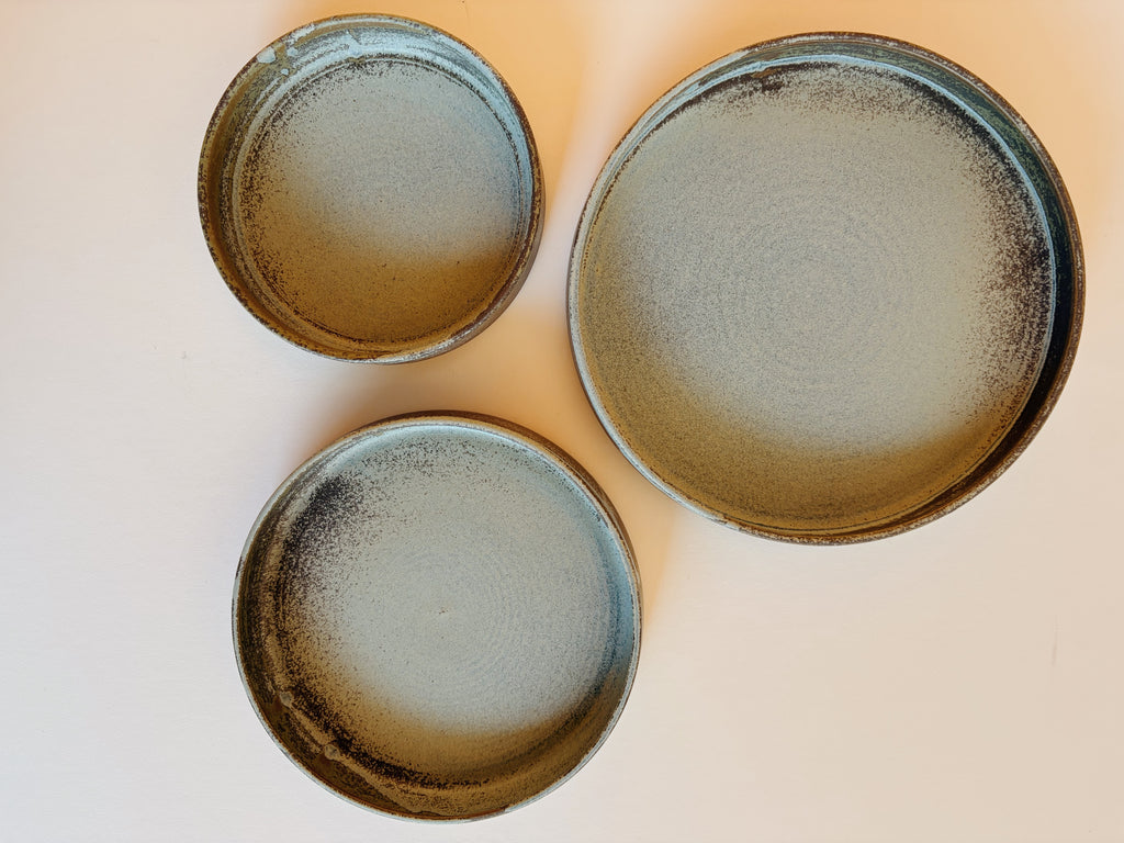 Coedo Ceramics by Celine Fisher Rustic Blue Dish, small