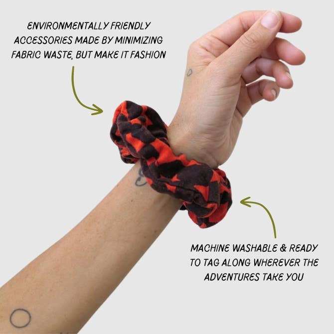 Jenny Pennywood - Zero Waste Scrunchie - Midnight & Periwinkle