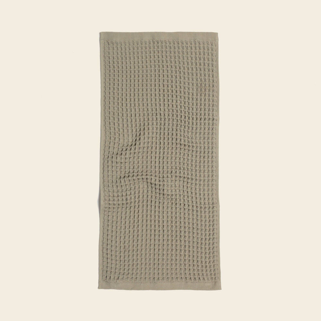 Happy Place Brand - Organic Weightless Waffle Hand Towel: Aloe / Individual