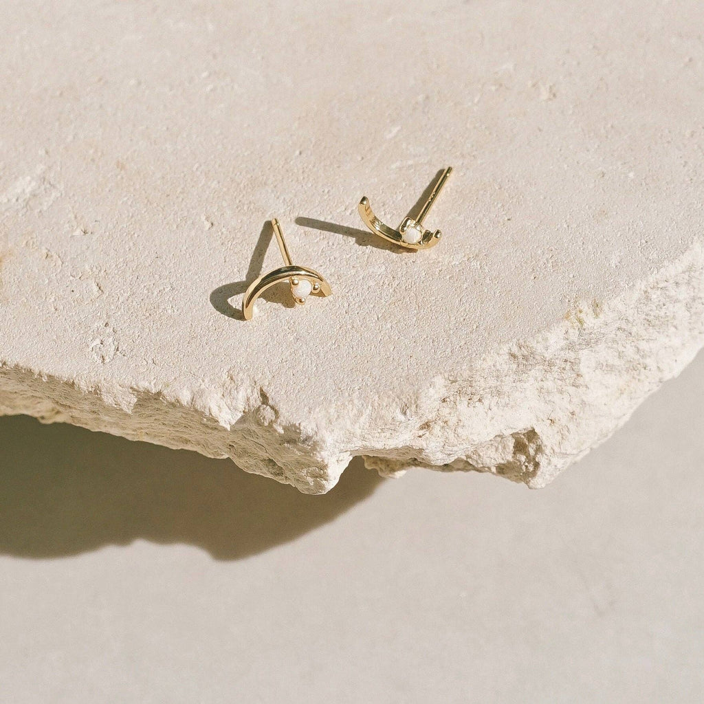 Mountainside Jewelry - Seine Earrings: Gold Vermeil