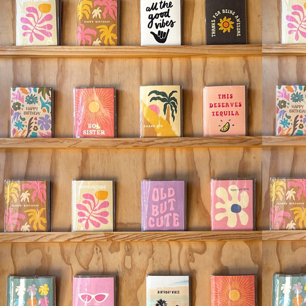 Daydream Prints - Happy Holidays Stripe Card | Simple Christmas Card