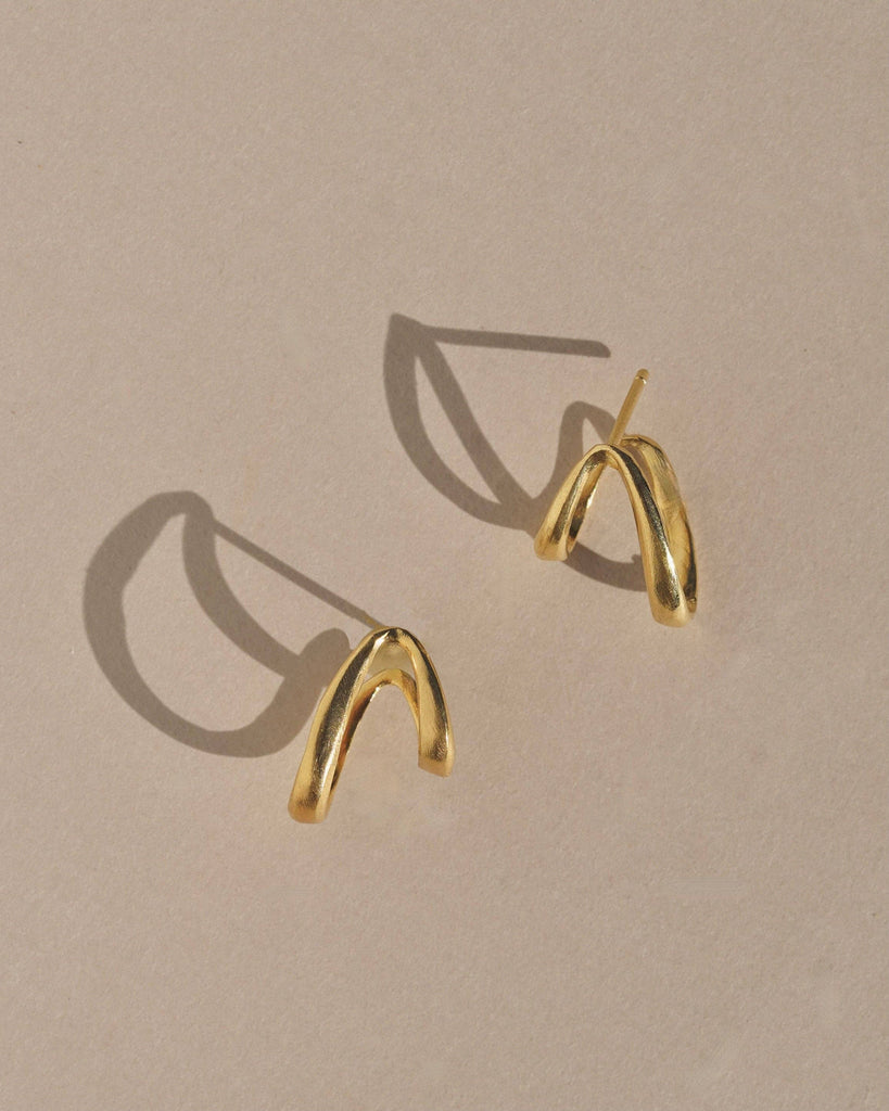 Mountainside Jewelry - Siempre Earrings: Gold Vermeil