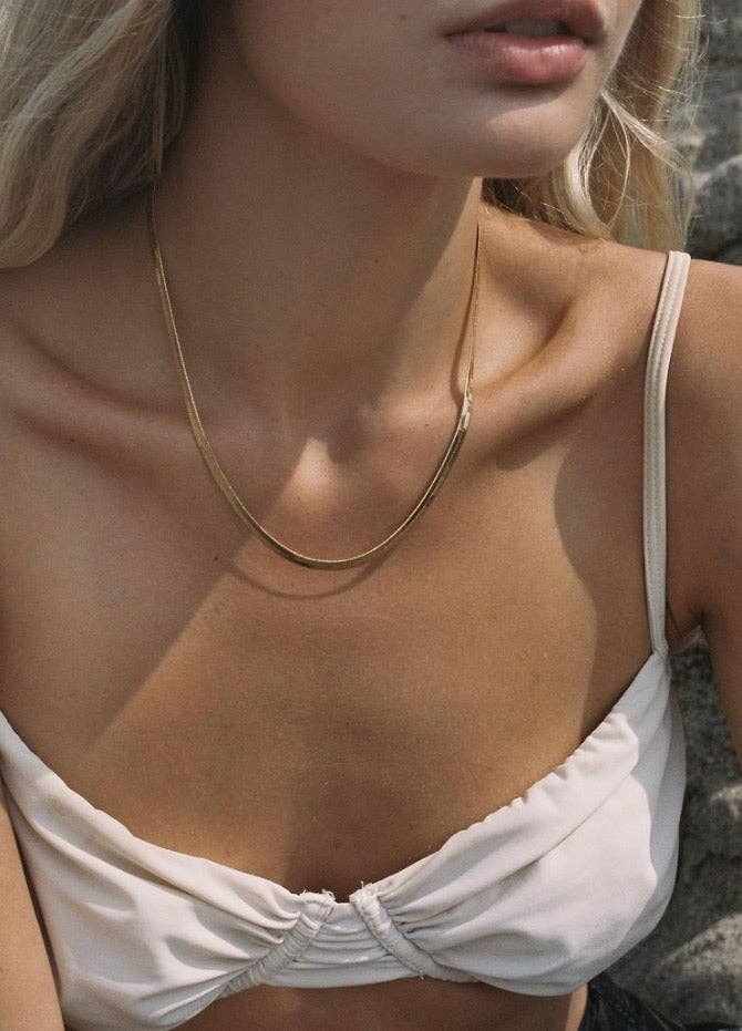 Mountainside Jewelry - Kay Necklace: 16" / Gold Filled