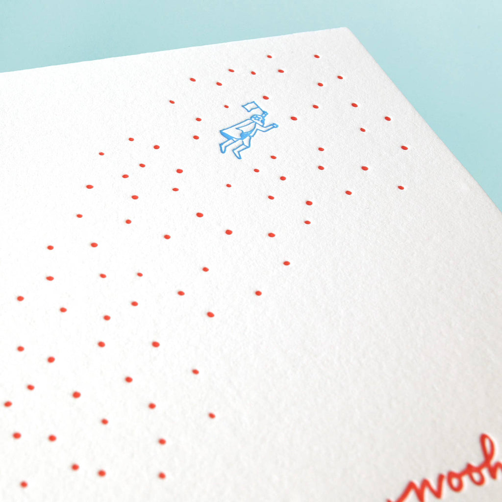 Shorthand Press - Confetti Cannon - Letterpress Greeting Card