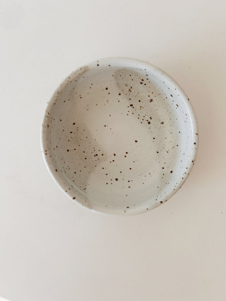Colleen Hennessey - Condiment Bowl, Glossy White / Grey, A