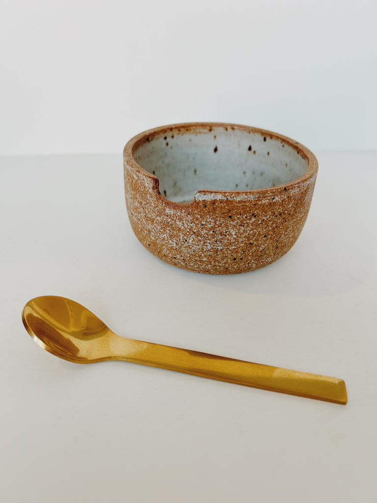 LH Ceramics Salt Bowl and Spoon