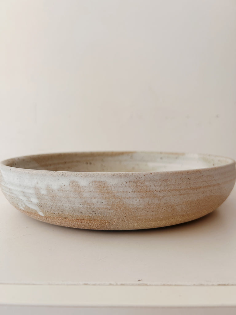 Colleen Hennessey - Large Serving Bowl, Matte Grey/White, A