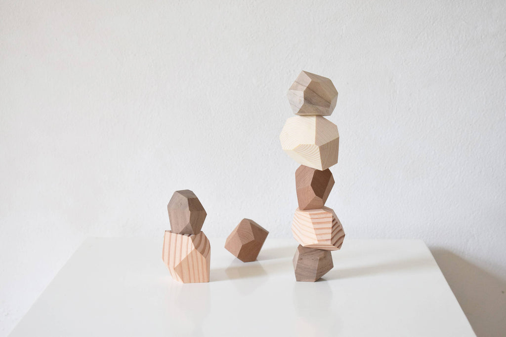 Senser Woodcraft - Five-Color Wooden Balance Stones