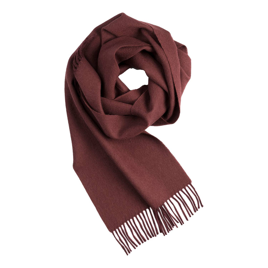 Shupaca Alpaca - 100% Baby Alpaca Scarf - Malbec