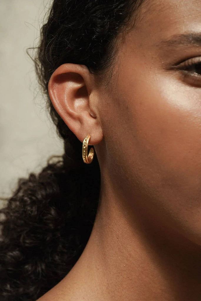 Mountainside Jewelry - Raja Earrings: Gold Vermeil