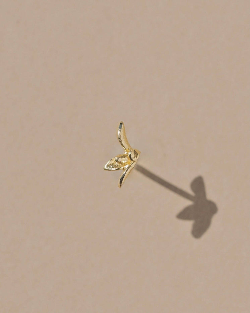 Mountainside Jewelry - Sprout Earring: Gold Vermeil (single earring)