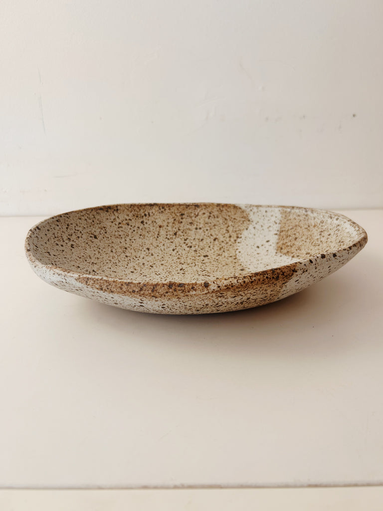Colleen Hennessey - Oval Bowl, Heavy Speckle / C