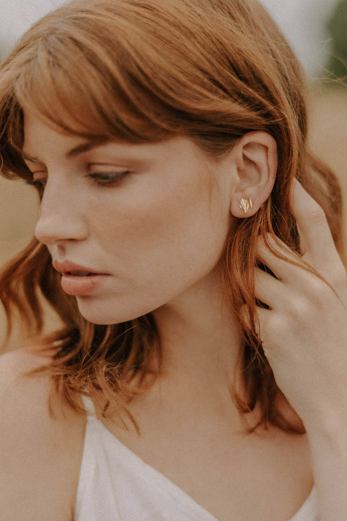 Mountainside Jewelry - Bloom Earrings: Gold Vermeil